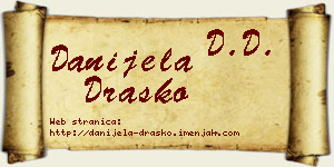 Danijela Draško vizit kartica